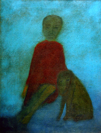 Medium: 'Oil on canvas', Size:'76 x 51 cm'