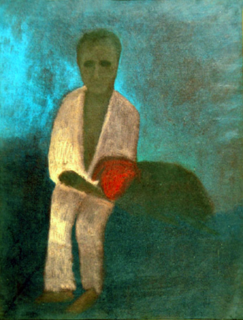 Medium: 'Oil on canvas', Size:'76 x 51 cm'