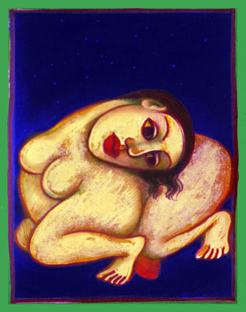 Medium: 'Gouache on Paper', Size: '21 x 15 cm'