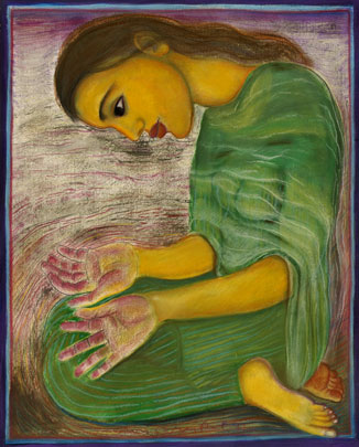 Title: 'Dream Boats - 1', Medium: 'Gouache on Paper & Soft Pastel', Size: '71 x 56 cm', Year: '1992'